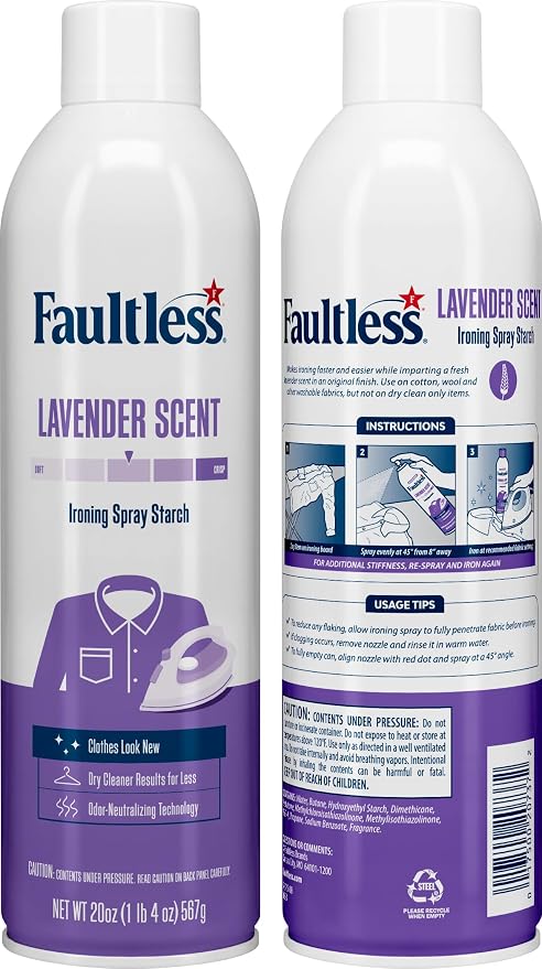Faultless Lavender Spray Starch 20oz (Pack of 2)