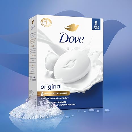 Dove Beauty Bar Soap Original 8 Count 3.75oz
