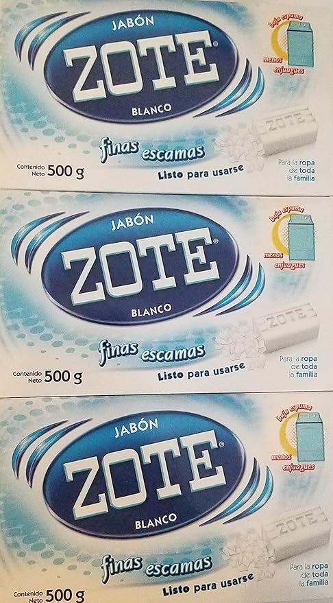 Jabon Zote Blanco Laundry Flakes (Pack of 3)