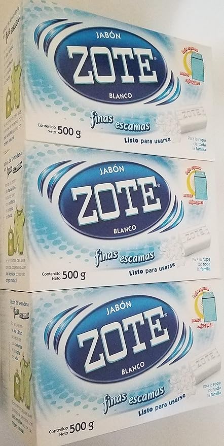 Jabon Zote Blanco Laundry Flakes (Pack of 3)