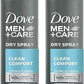 Dove Men+Care Dry Spray Clean Comfort